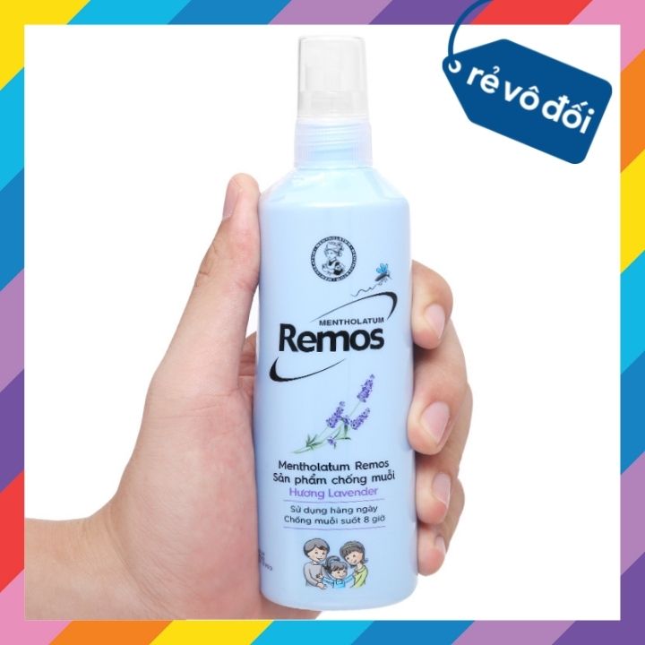 Dung dịch chống muỗi Remos hương Lavender 150ml