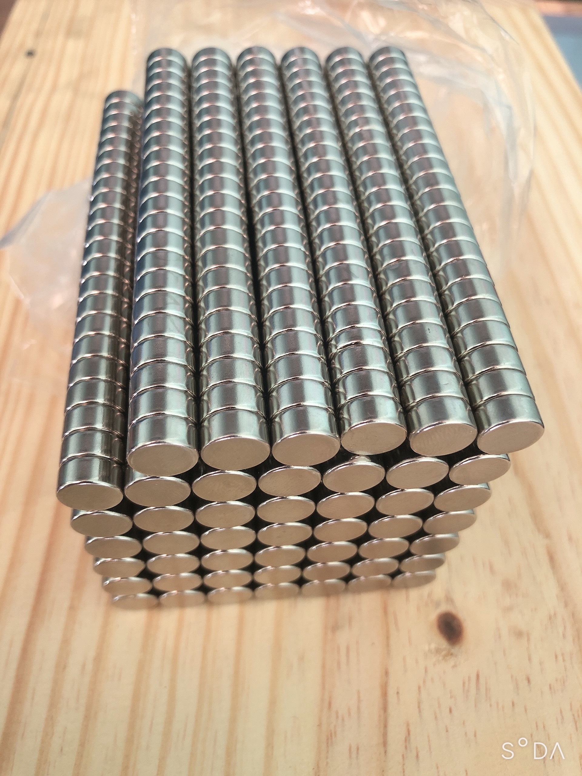 Bộ 20 nam châm viên tròn 10x5mm
