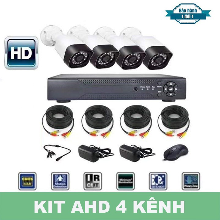Bộ Kit Camera AHD 2.0Mp Full HD - Siêu nét