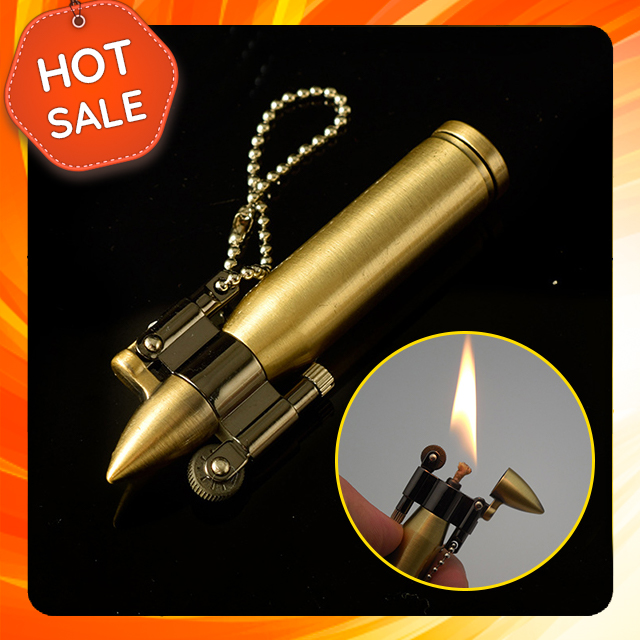 { HOT SALE } Hộp Quẹt Bật Lửa Xăng HY677 Làm Bằng Đồng Nguyên Khối Đánh Lửa Retro - Dùng Xăng Bấc Đá Zippo Cao Cấp
