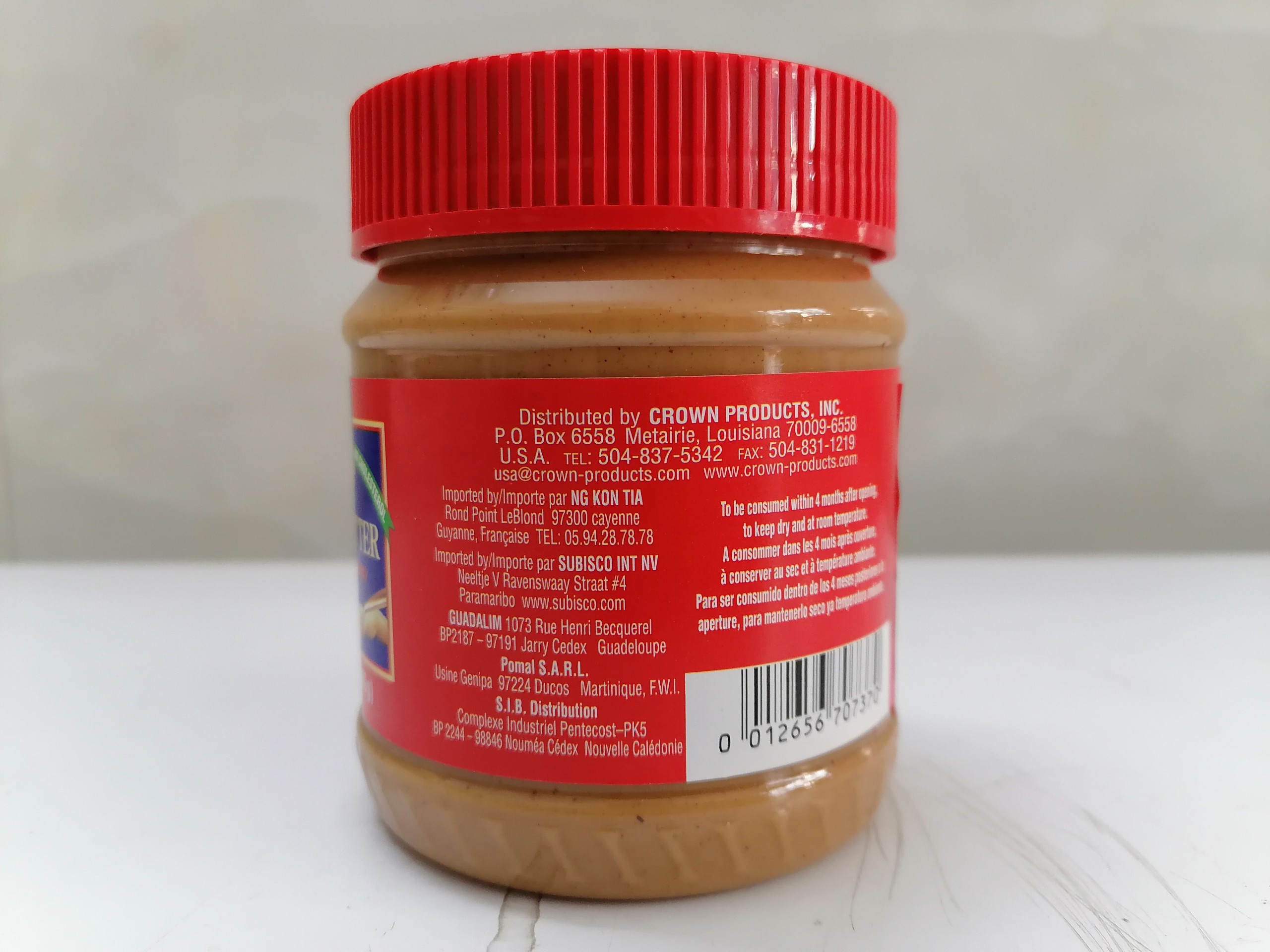 [CROWN Hộp nhỏ 340g – NẮP ĐỎ] BƠ ĐẬU PHỘNG MỊN [USA] CROWN Smooth & Creamy Peanut Butter (tgc)