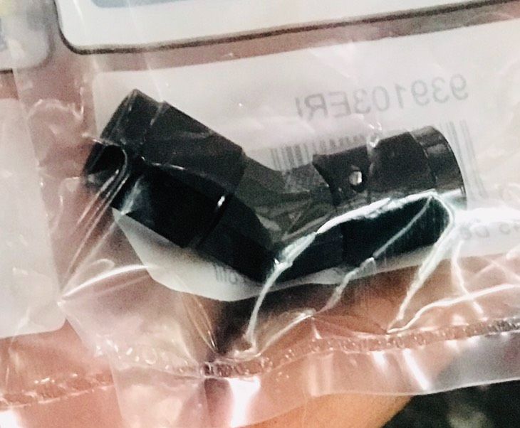 Đầu dầu EARLS 45 độ 2 con cái THAILAND lắp dây dầu