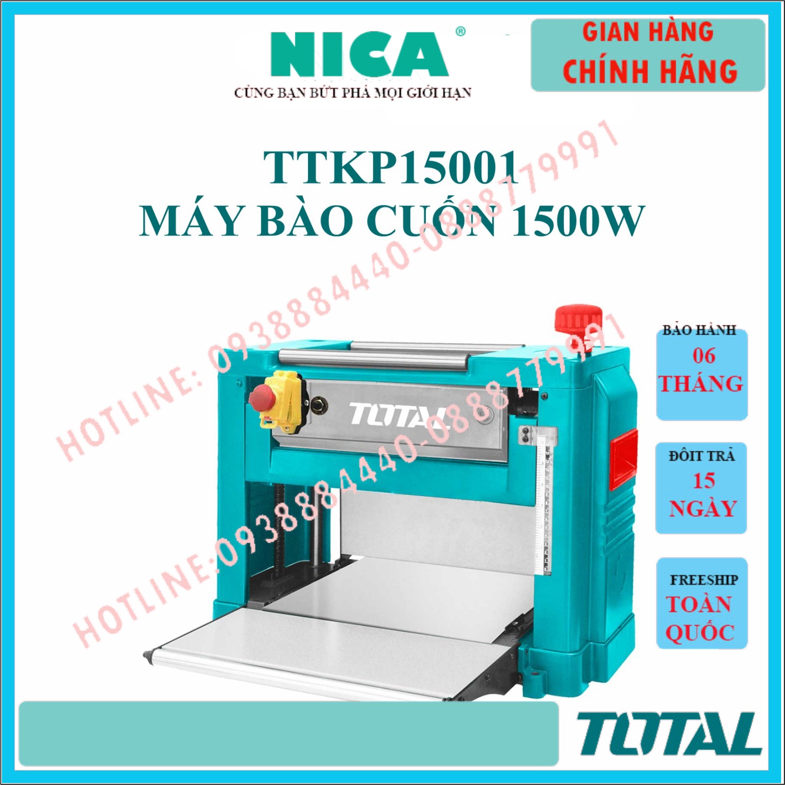 Máy bào cuộn Total