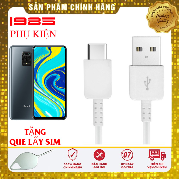 Cáp sạc nhanh trắng xiaomi redmi note 9 pro note 9s