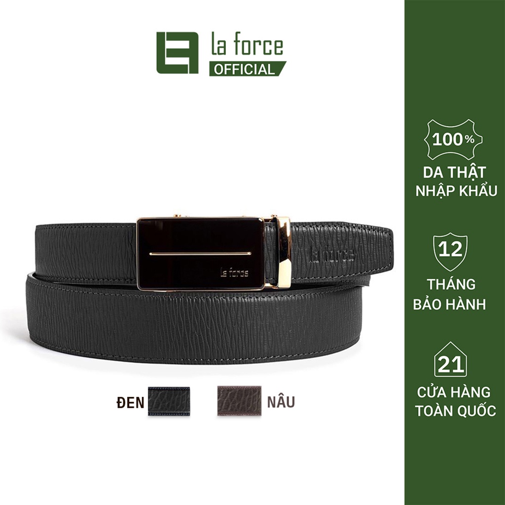 Thắt lưng laforce da bò thật cao cấp d590-1364v