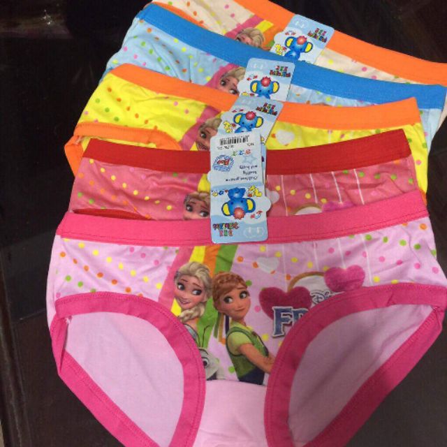 Combo 10 quần lót chéo elsa cho bé gái (đủ size)
