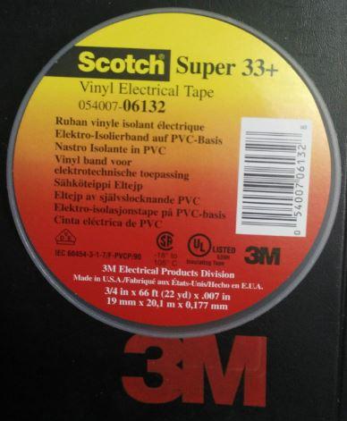 BĂNG KEO ĐIỆN 3M SCOTCH SUPER 33+