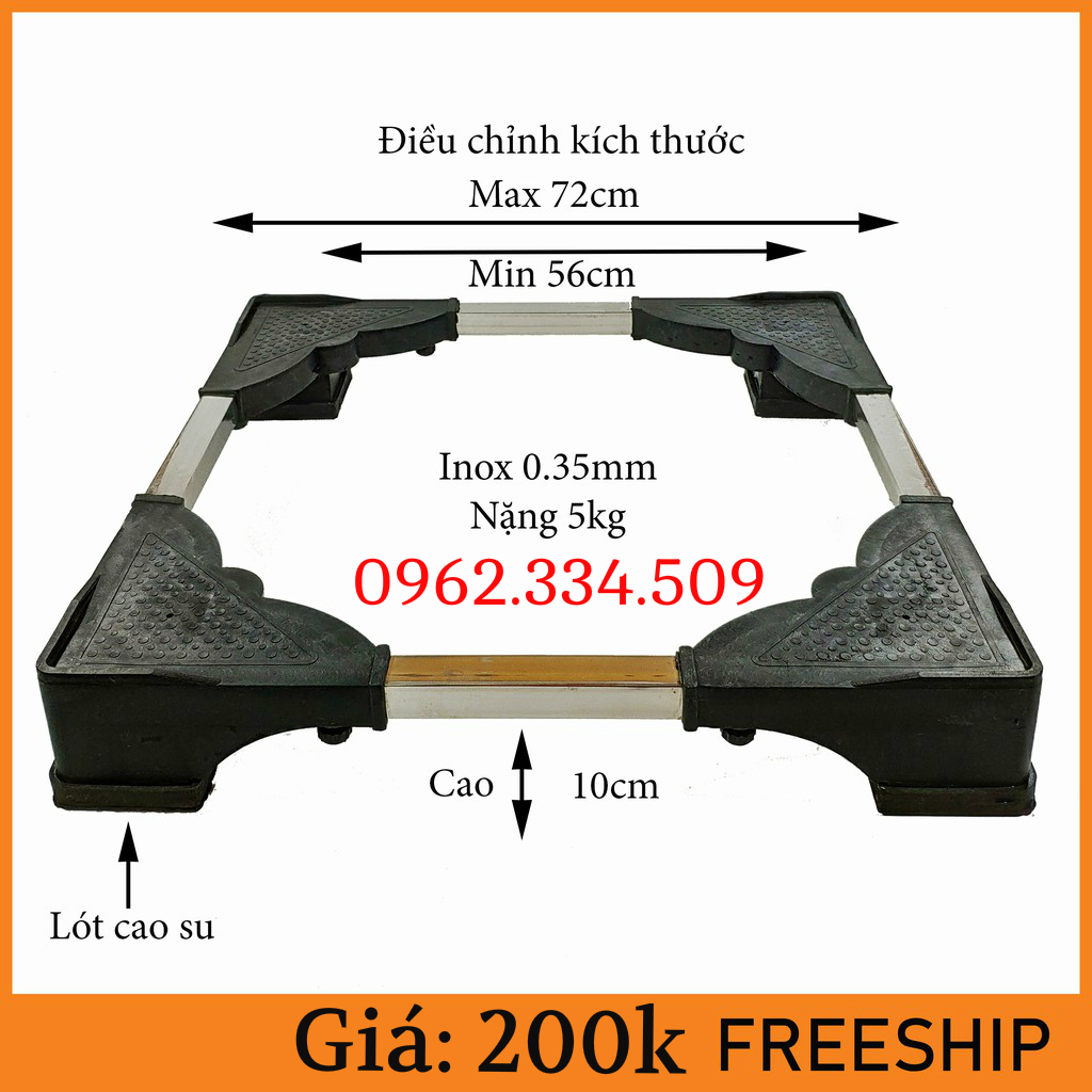 CHÂN MÁY GIẶT BÊ TÔNG HÀNG CAO CẤP