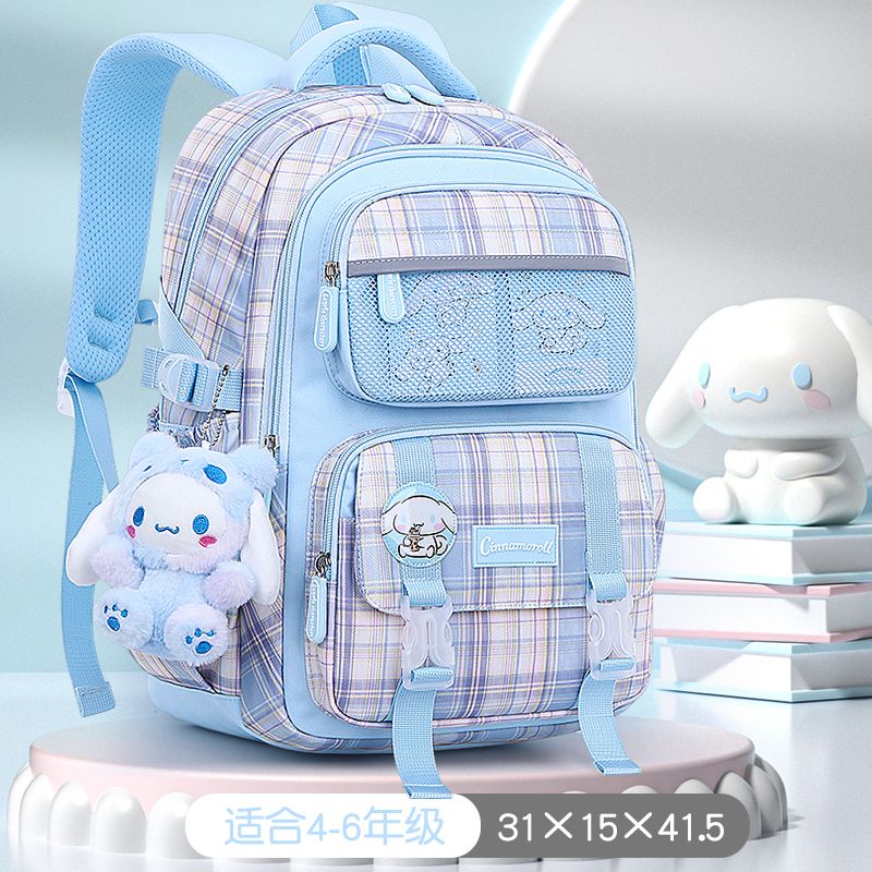 Ba lô đi học siêu nhẹ sức chứa lớn họa tiết sanrio cho bé gái tiểu học