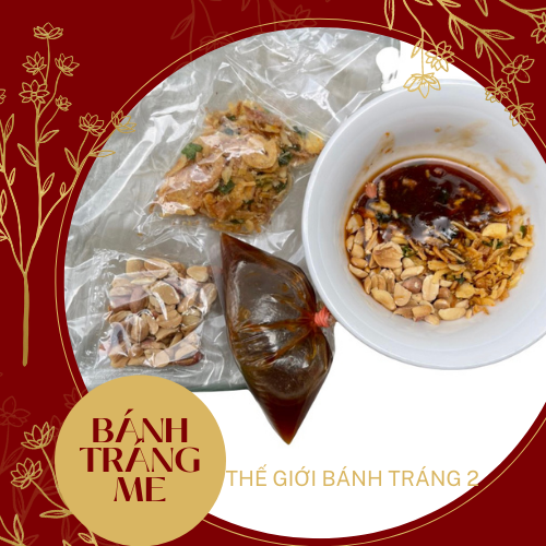 Combo 10 bịch bánh tráng mắm me cực ngon!!!