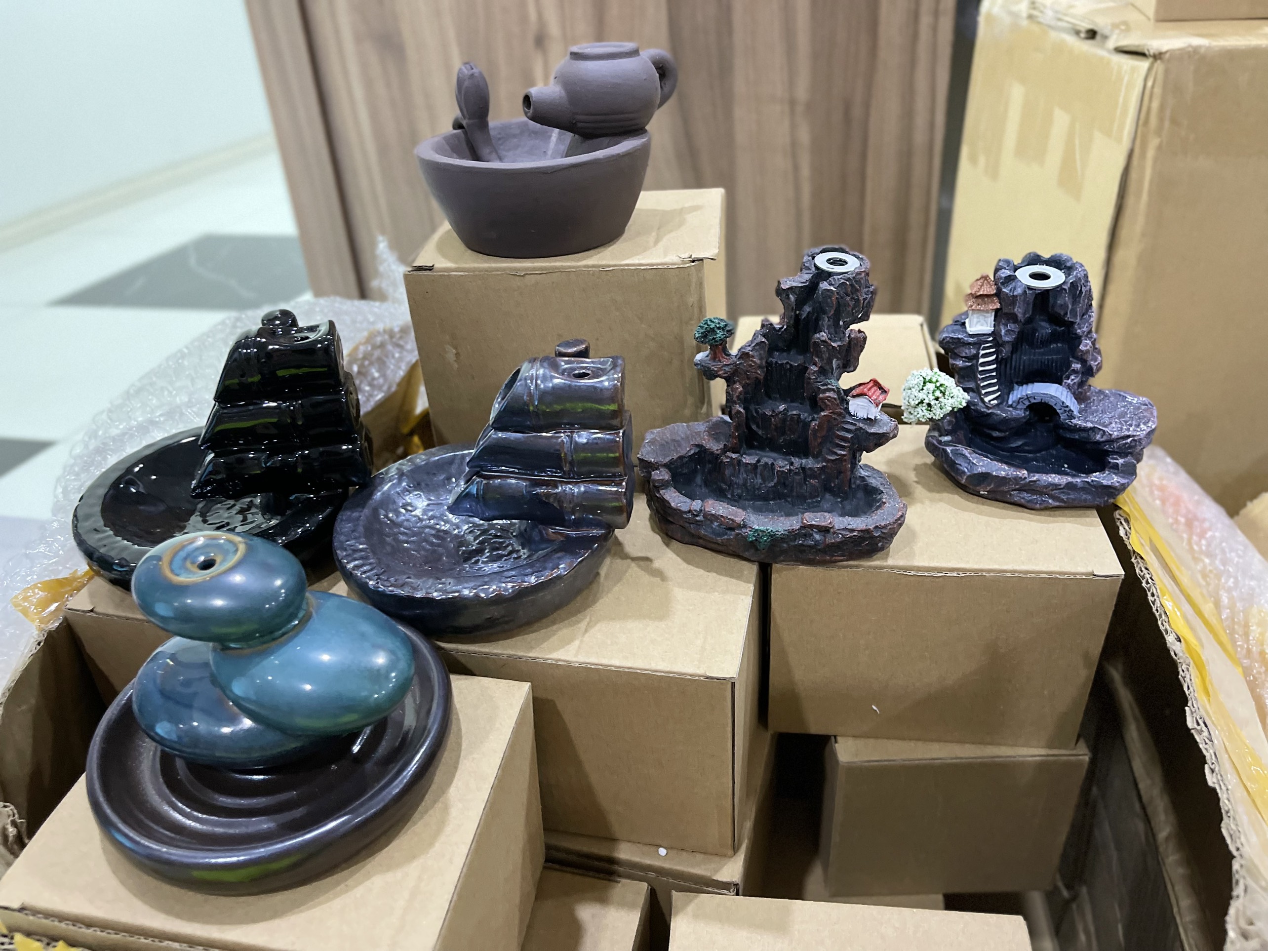 Thác khói xông trầm, lư xông trầm