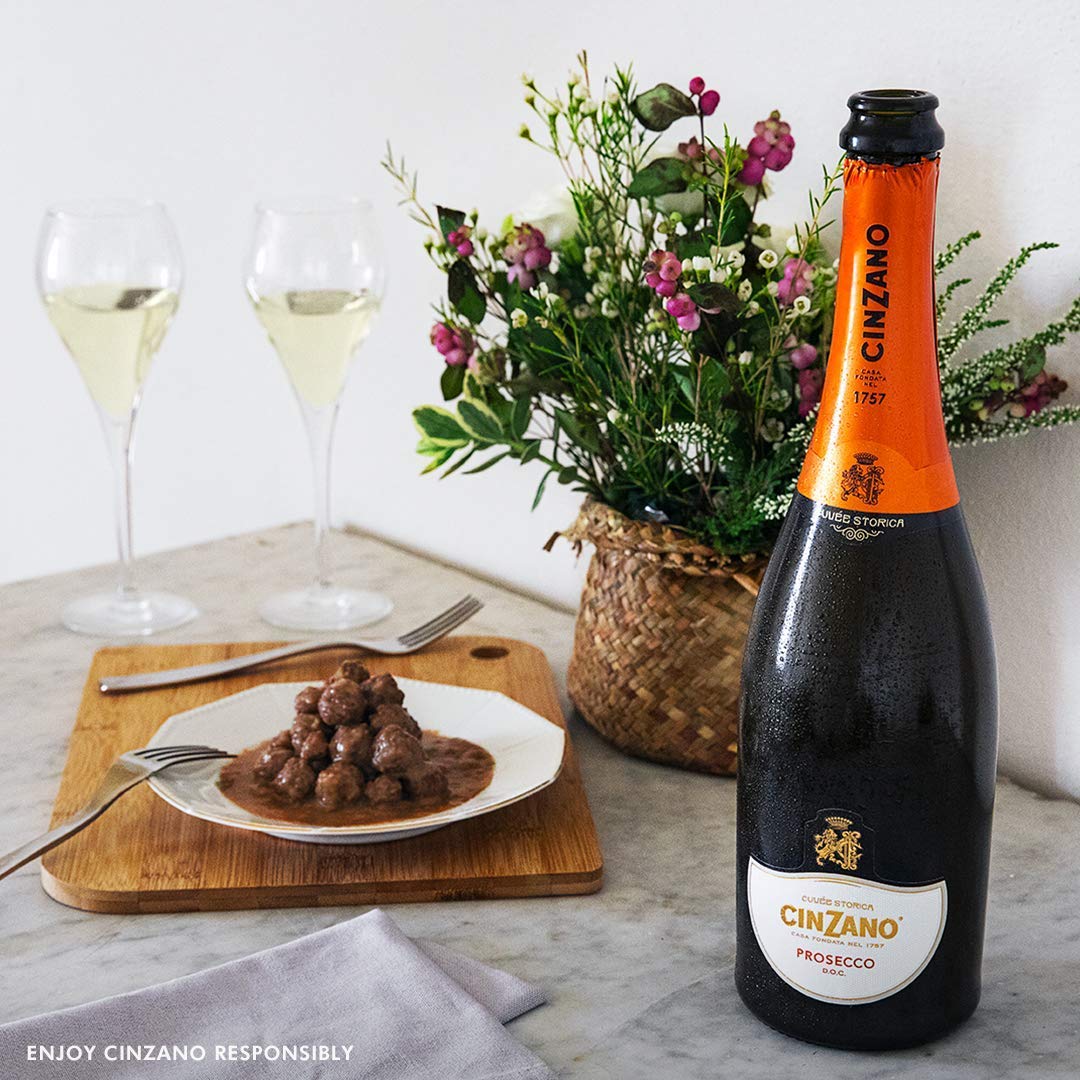 [Trên 18 tuổi] [Chính hãng] Rượu vang sủi Cinzano Prosecco D.O.C 11% 750ml