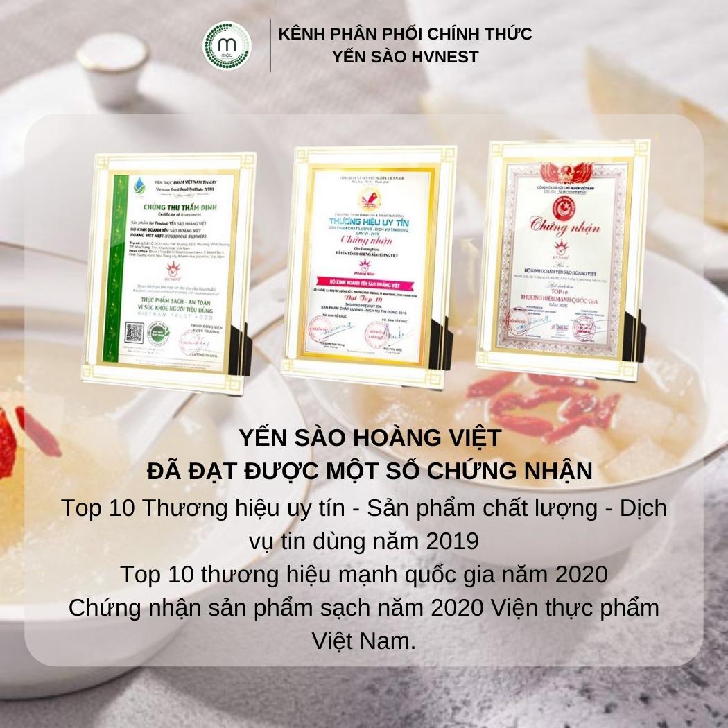 Yến chưng hạt sen Nha Trang, Khánh Hòa - Hoàng Việt, bồi bổ sức khỏe cho người ốm, giúp cải thiện giấc ngủ, ngủ ngon hơn, tăng sức đề kháng hũ 70ml