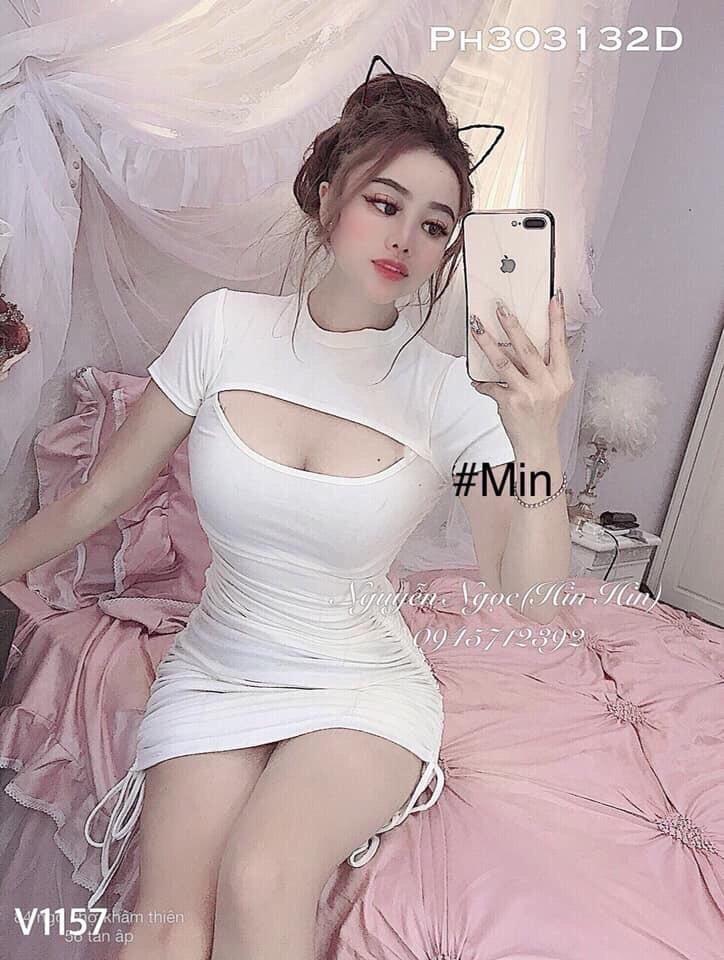 [HCM]ĐẦM BODY HAI DÂY RÚT SIÊU SANG CHẢNH 875