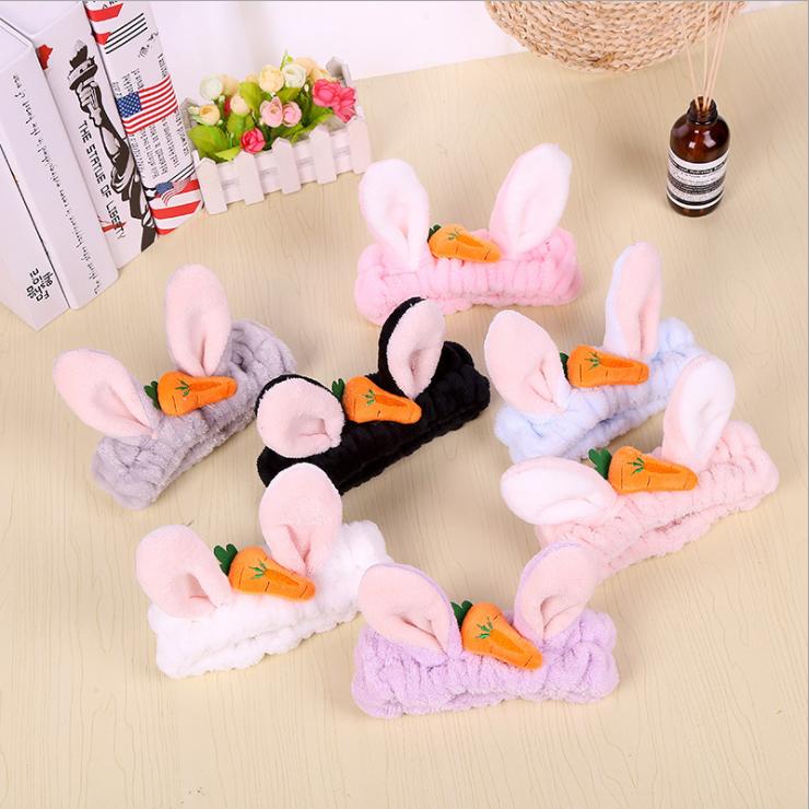 Băng Đô 3D Thỏ Cà Rốt Siêu Cute -  Dày Mềm Mịn Cao Cấp - Siêu Bền