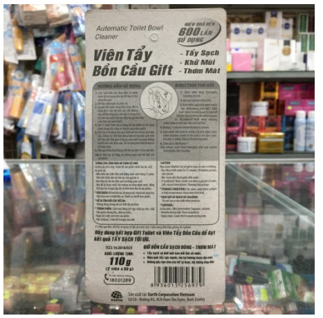 Viên Tẩy Bồn Cầu Gift 2 Viên 55g