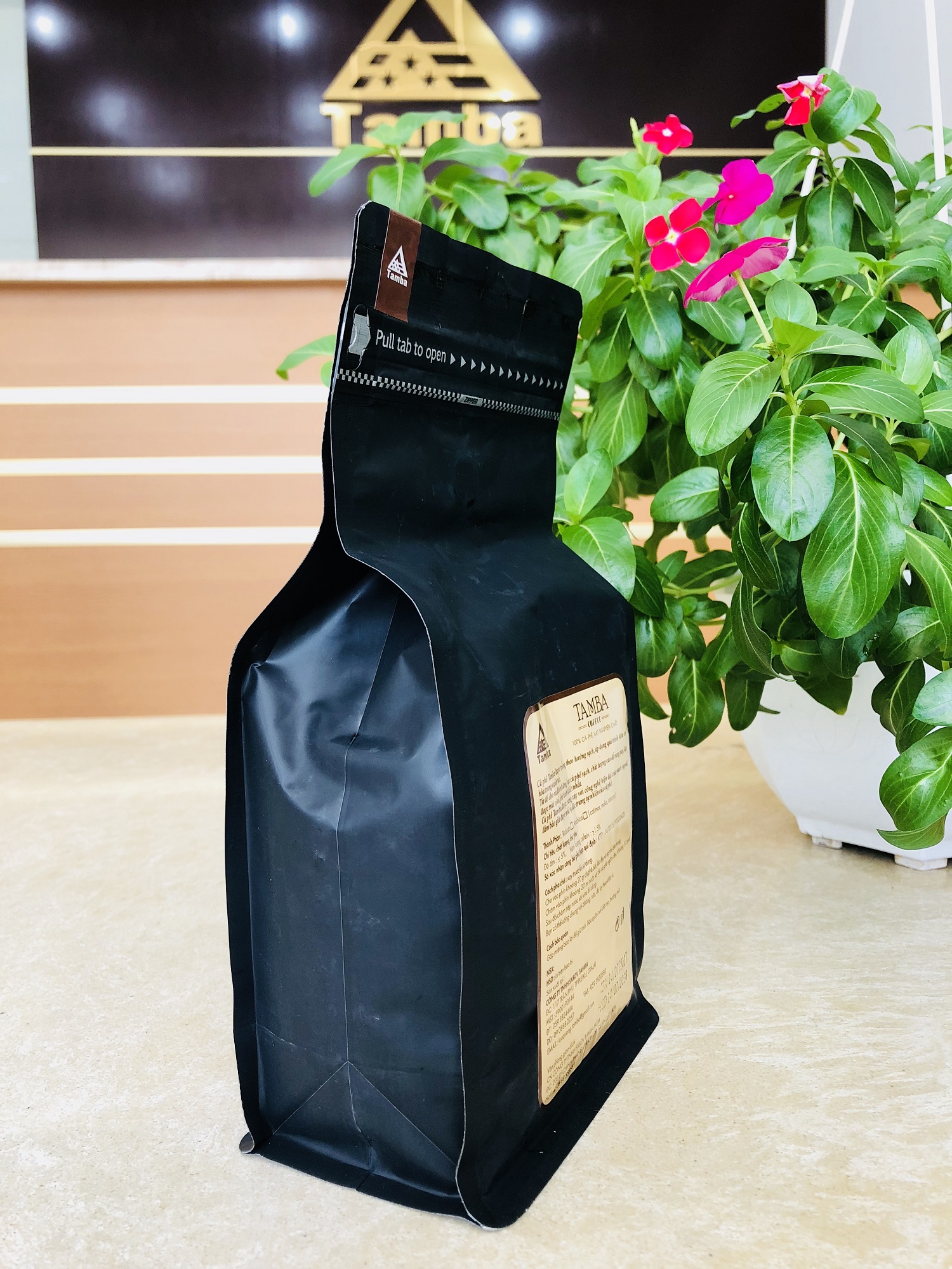 Cà phê hạt Robusta R1 - Dark Roast - Tamba Coffee - 500gr