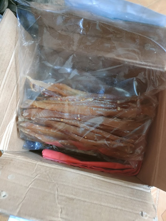 KHÔ CÁ LÓC SỢI ( Túi 500 Gram) HÚT CHÂN KHÔNG