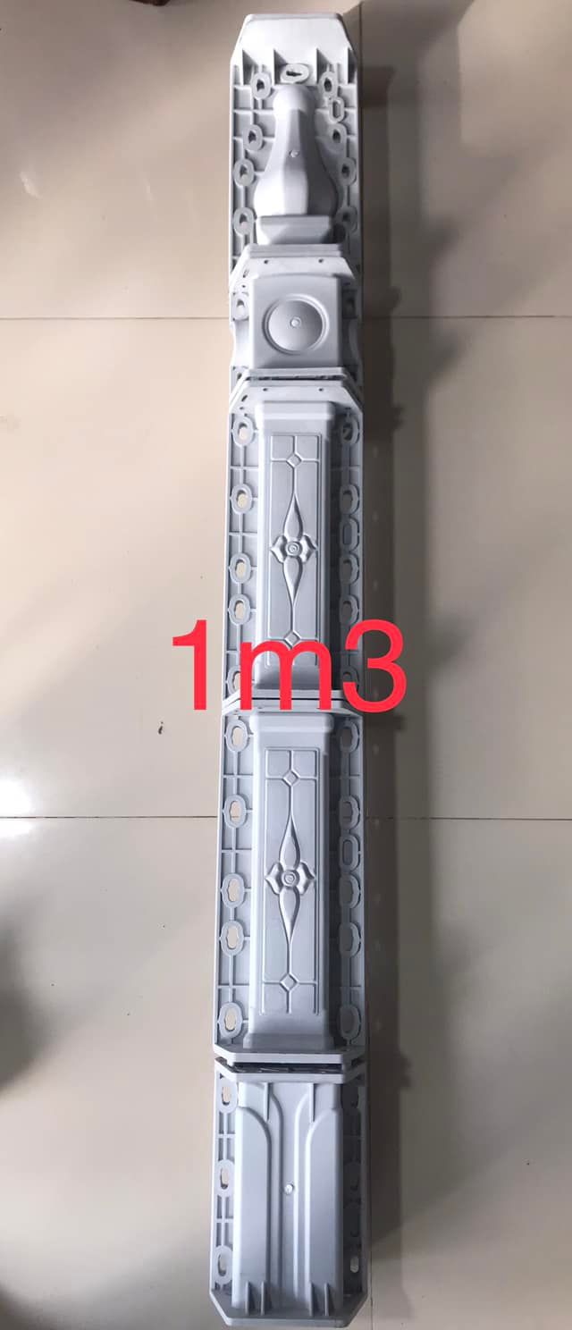 Khuôn hàng rào hoa chìm 130cm