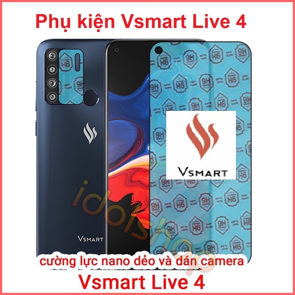 Cường lực Nano Vsmart Live 4, Không sứt mẻ, siêu bền