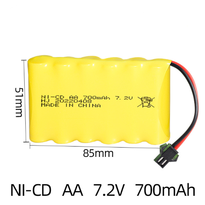 Phụ kiện pin 7.2v 700mah Xe Điều Khiển Từ Xa