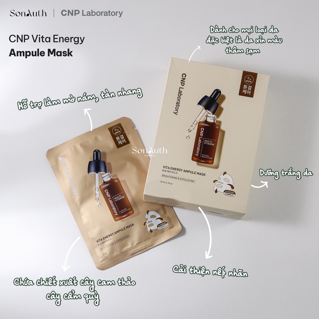 Mặt nạ giấy CNP Laboratory Ampule Mask - miếng lẻ