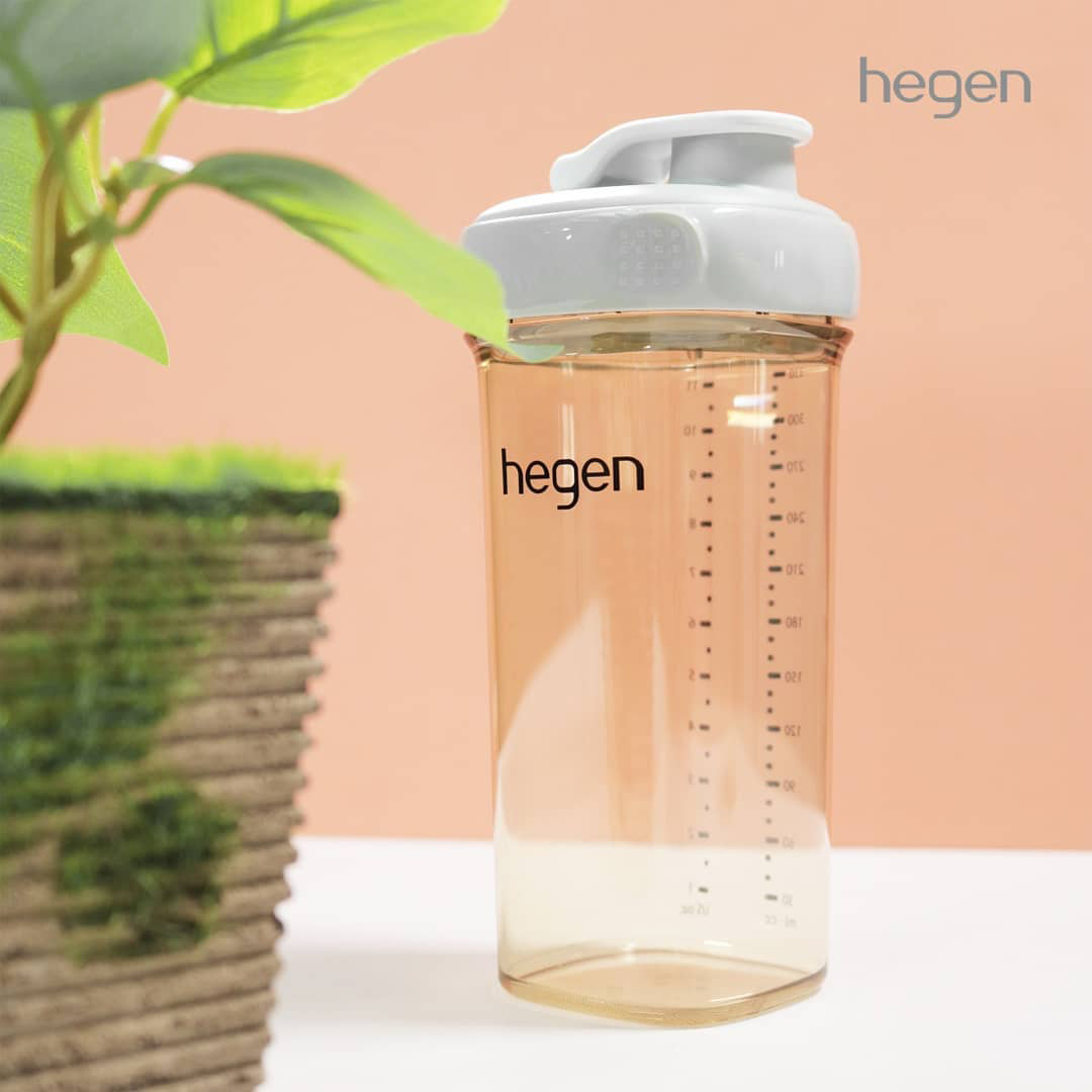 [HCM]Bình uống nước cho bé Hegen PPSU 330ml