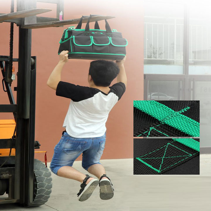 TÚI ĐỰNG ĐỒ NGHỀ TÚI ĐỰNG DỤNG CỤ SỬA CHỮA ĐIỆN CAO CẤP XUẤT NHẬT PHIÊN BẢN ĐẾ NHỰA SIÊU BỀN TẶNG HỘP ĐỰNG ỐC VÍT