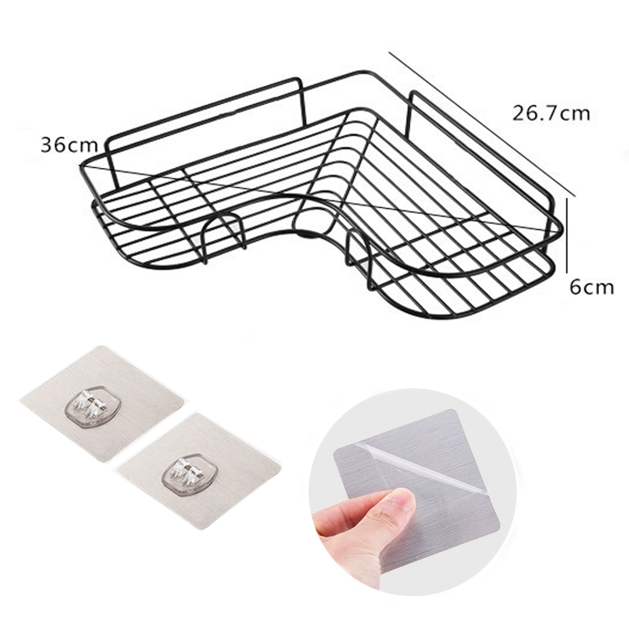 KỆ GÓC DÁN TƯỜNG NHÀ TẮM BẰNG SẮT SIÊU CHẮC