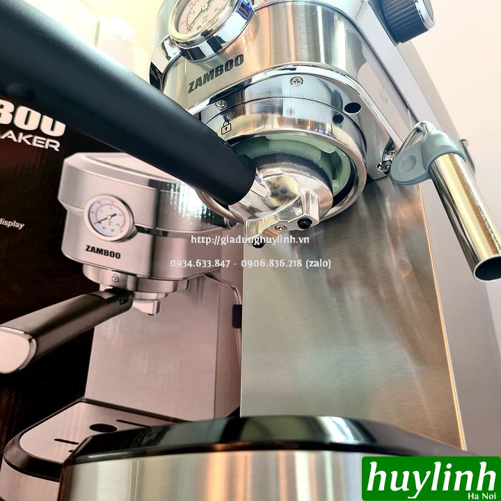 Máy pha cà phê Zamboo ZB-95AT - Tặng 500gr cafe - Model 2021