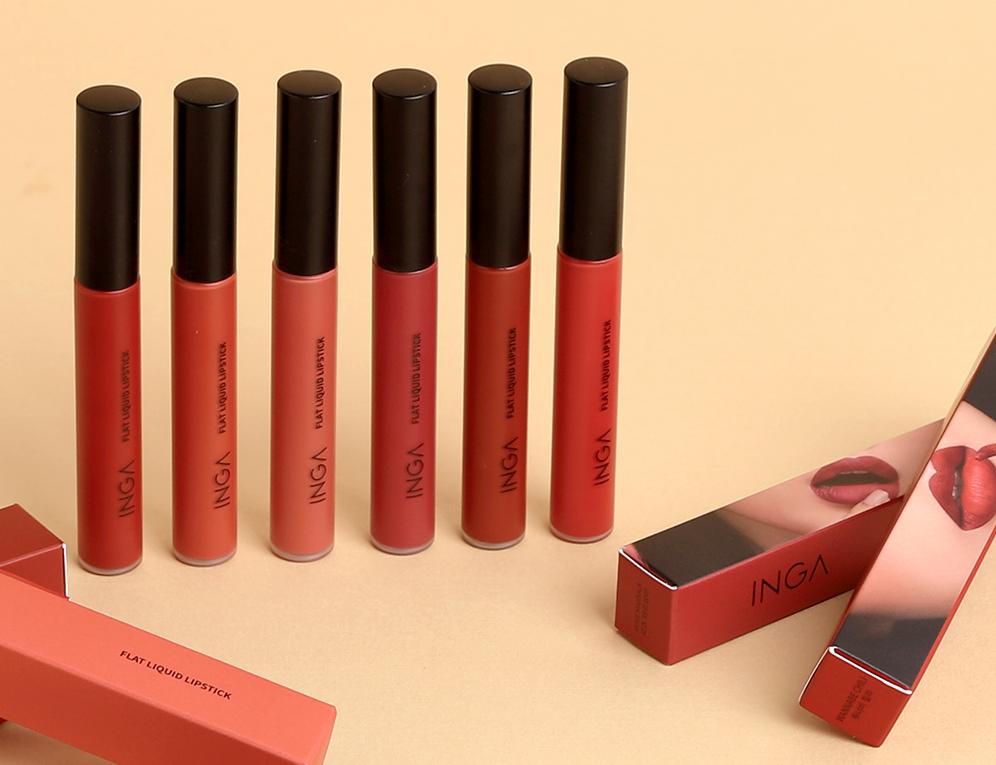 Son Kem Lì Mềm Mịn, Lên Màu Cực Chuẩn Inga Flat Liquid Lipstick
