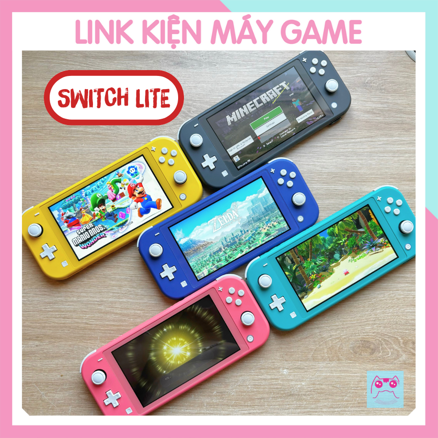 Máy Chơi Game Switch Lite Hack Free Game (Like New)