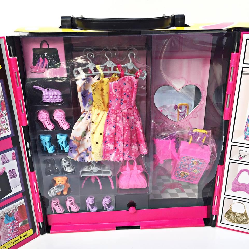 Đồ chơi độc: búp bê Ken Barbie và tủ đồ 30 phụ kiện