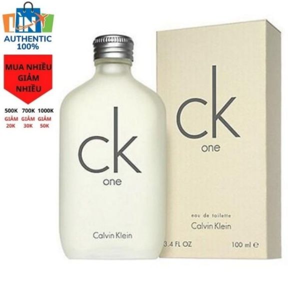 Nước hoa chiết mẫu thử 5ml-10ml nam nữ unisex Calvin Klein CK One EDT hương cam chanh thơm ngát tươi mát hàng nhập Pháp tại Lìn Authentic