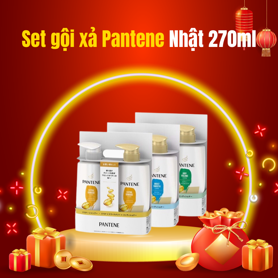 Sét Dầu Gội Xả Pantene nội địa Nhật Bản