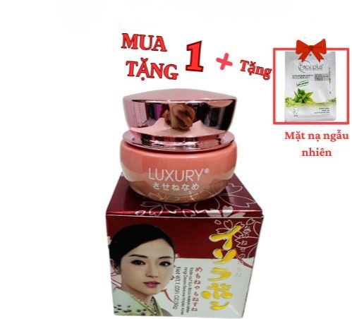 [Mẫu mới] Kem dưỡng trắng ngăn ngừa lão hoá Luxury – Nhật Bản kem sệt (màu đỏ) + TẶNG mặt nạ