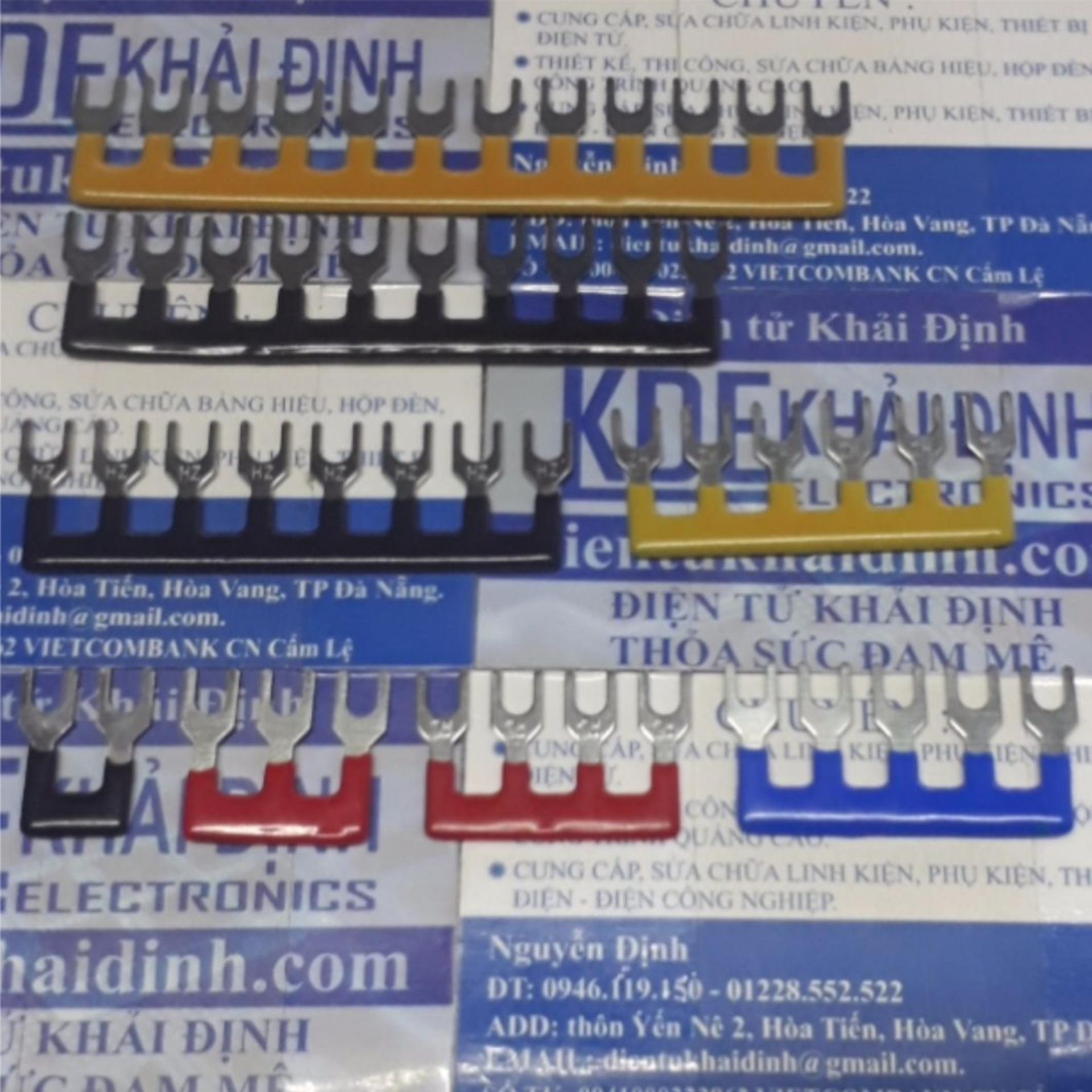 Dăm lượt jump cài thanh nối tắt cầu nỗi dây, Short bar Domino TB 15A các loại 2 đến 12 chân kde4526