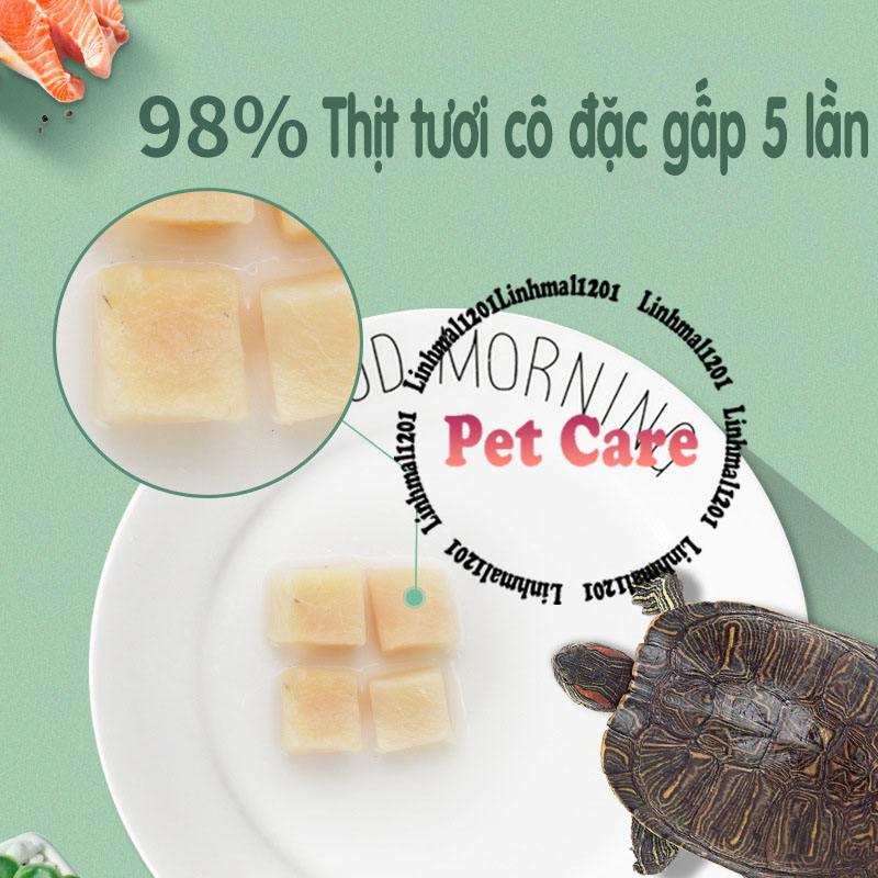 Thức ăn cho rùa thịt tươi đông khô yee
