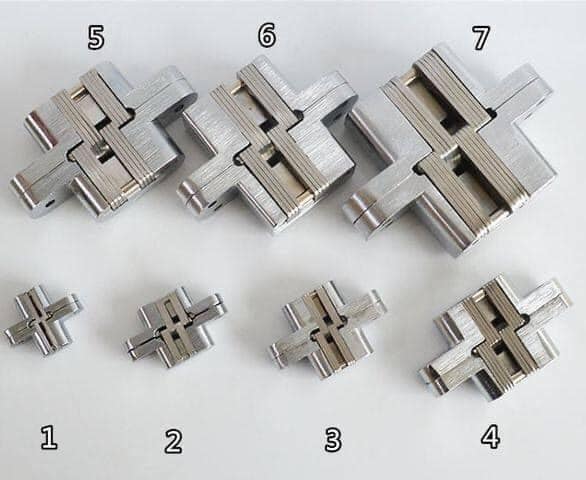 Bản lề chữ thập inox