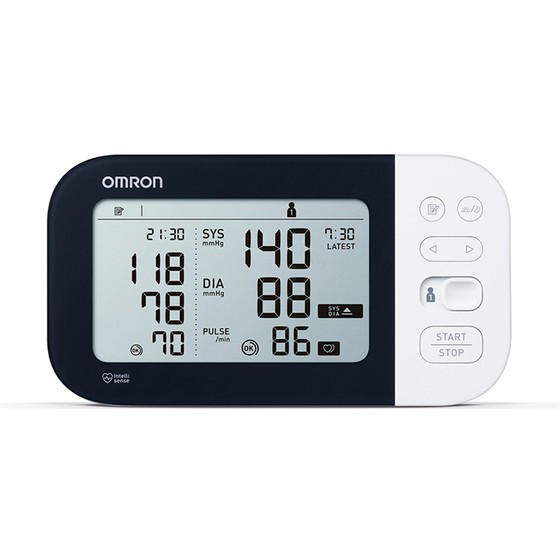Máy đo huyết áp omron hem-7361t - cảnh báo đột quỵ