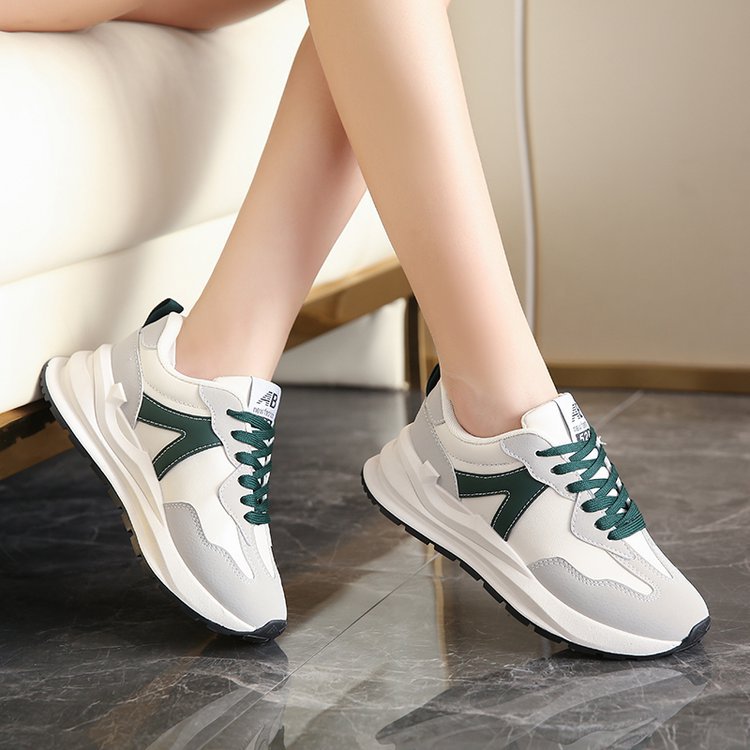 Giày nữ độn đế tăng 5cm chiều cao phong cách Hàn Quốc