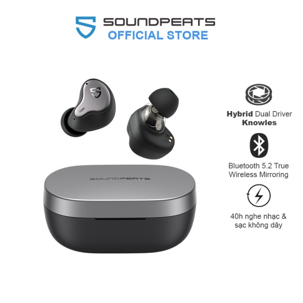 Bảng giá [HCM]Tai nghe True Wirless Earbuds Soundpeats H1 Bluetooth 5.2 - Hàng chính hãng Phong Vũ