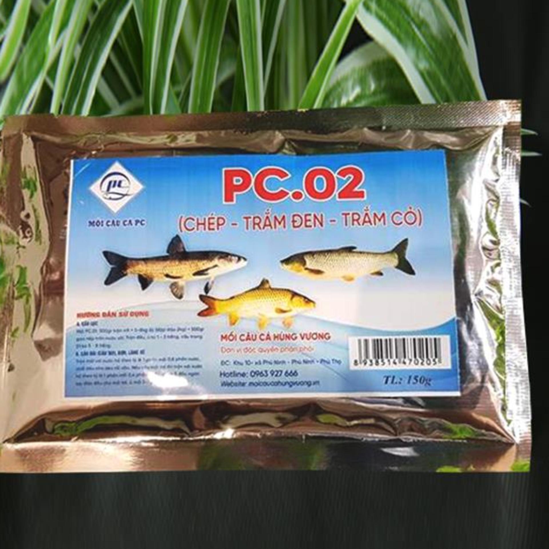 Mồi câu PC.02 - Mồi câu Chép, Trắm đen, Trắm cỏ