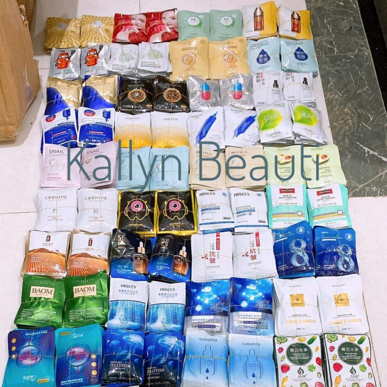 Combo 50 Mặt Nạ Giấy Dưỡng Da Cấp Ẩm Nội Địa Trung