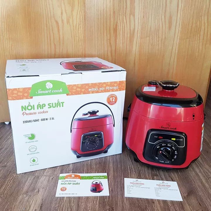 Nồi áp suất Smartcook PCS-1803 (2.5L) (Giá áp dụng giao tại HN, HCM& các tỉnh liên hệ shop)