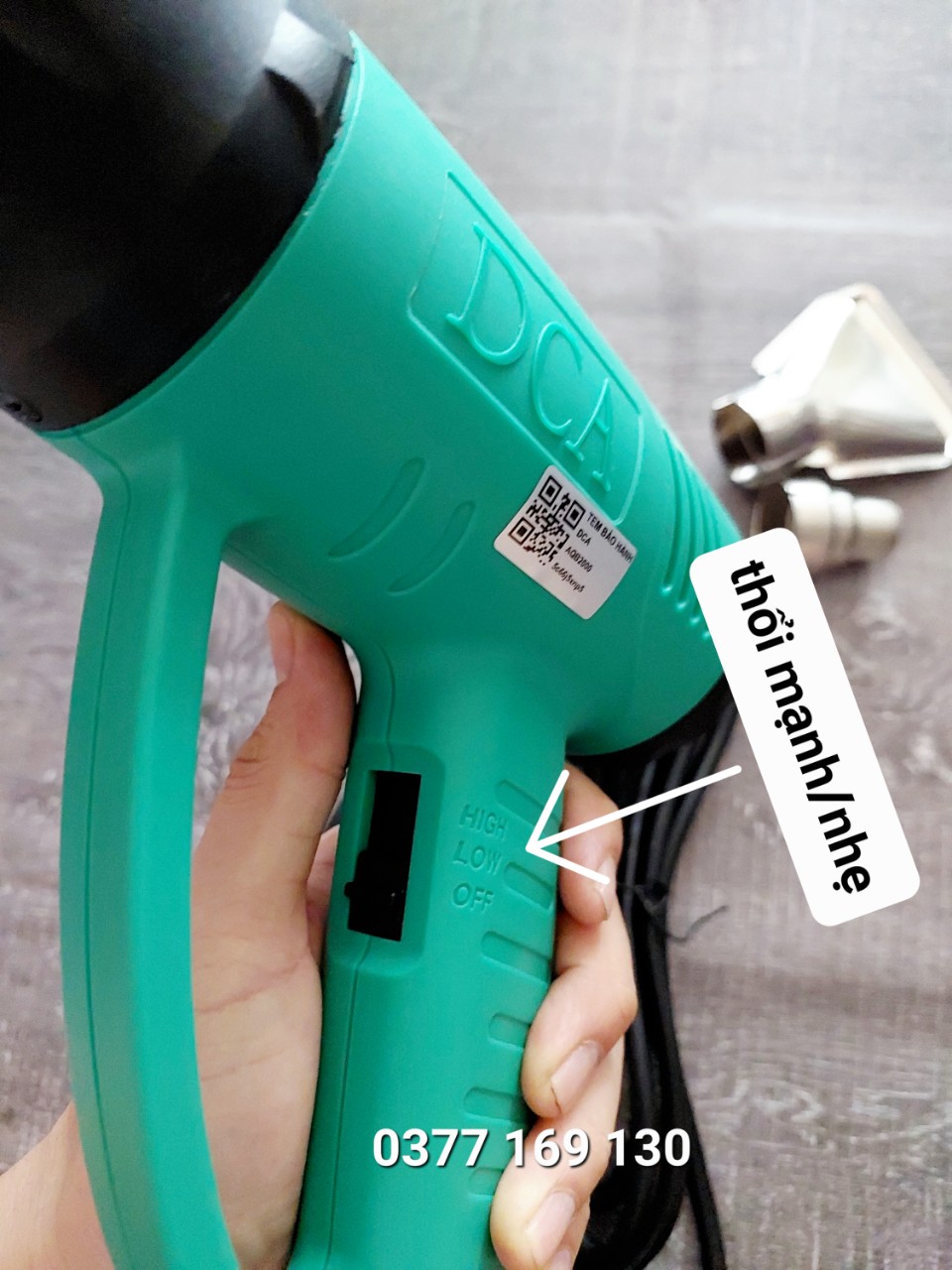 Máy thổi nóng máy khò nhiệt 2000w DCA AQB2000