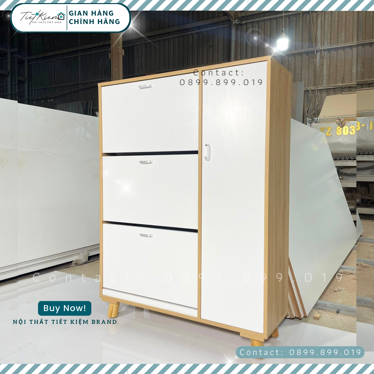 Tủ giày gỗ đẹp G2399