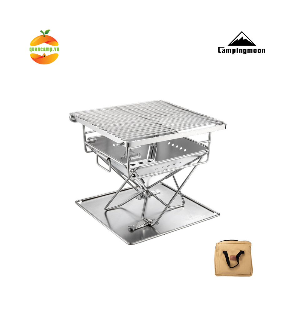 [HCM]Bếp nướng dã ngoại xếp gọn Campingmoon X-Mini Pro