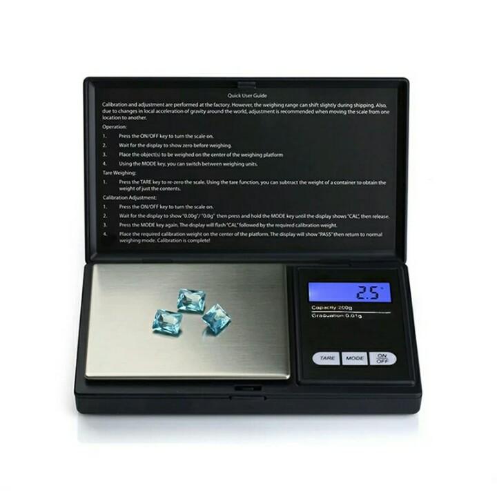 Cân tiêu ly mini đo trang sức P258 500g / 0,1g