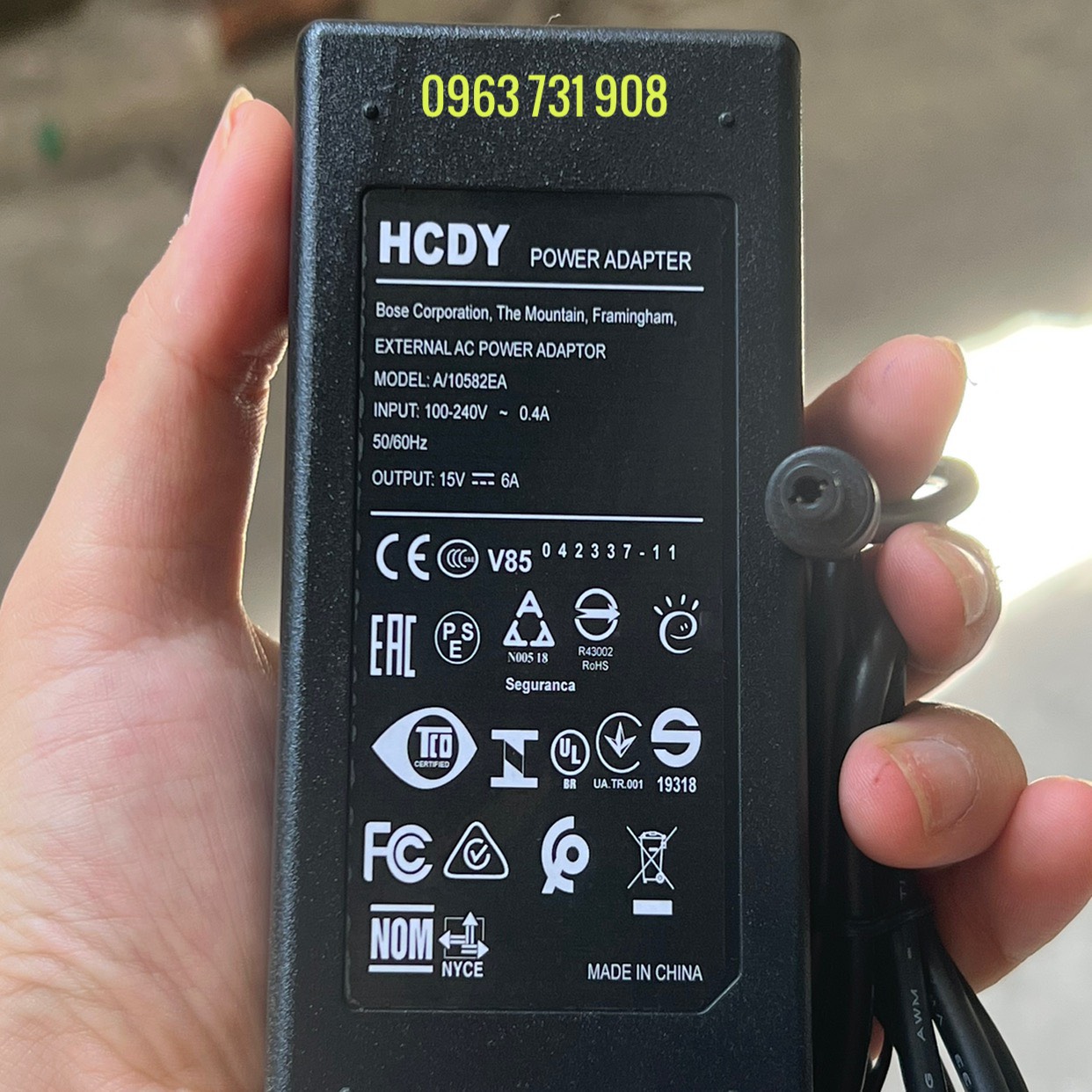 Sạc loa kéo 15v